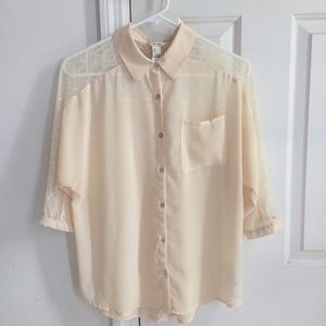 Forever 21 Sheer Blouse